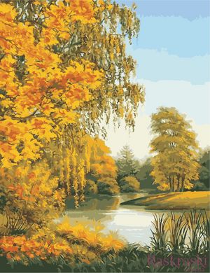 Картина за номерами Золота осінь (AS0967) ArtStory фото інтернет-магазину Raskraski.com.ua