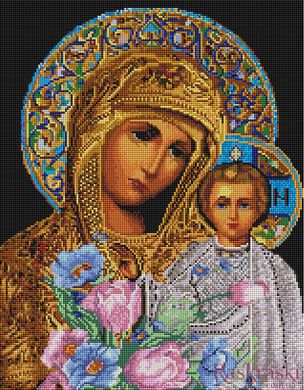 Картина з мозаїки Ікона Марія та Ісус Брашми (GF2777) фото інтернет-магазину Raskraski.com.ua