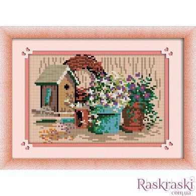 Алмазна мозаїка Квіткові вазони (повна зашивання, квадратні камені) Dream Art (DA-30287) фото інтернет-магазину Raskraski.com.ua