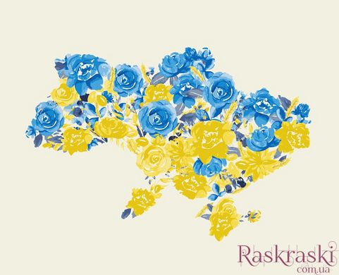 Картина по номерам Цветущая Украина (PN9642) Artissimo (Без коробки)