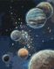 Картина за номерами Незвіданий космос ©Світлана Теренчук (KH9550) Ідейка — фото комплектації набору