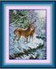 Алмазная живопись Олени (полная зашивка, квадратные камни) Dream Art (DA-30180, Без подрамника) — фото комплектации набора