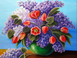 Алмазная живопись Тюльпаны и сирень ТМ Алмазная мозаика (DM-204, Без подрамника) — фото комплектации набора