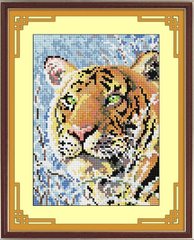 Набір алмазна вишивка Засніжений тигр (квадратні камені, повна зашивання) Dream Art (DA-30311) фото інтернет-магазину Raskraski.com.ua