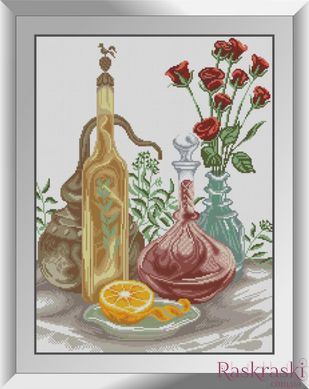 Алмазная вышивка Натюрморт с розами Dream Art (DA-31468, Без подрамника) фото интернет-магазина Raskraski.com.ua