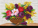 Картина з страз Весняний букетик ТМ Алмазная мозаика (DM-205) — фото комплектації набору