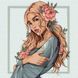 Рисунок по цифрам Цветок весны (KH4895) Идейка 40 х 40 см