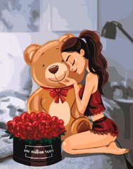 Картина за номерами One million roses (KHO4606) Идейка (Без коробки)