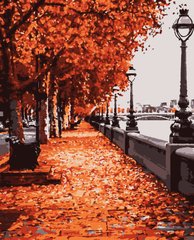 Картина по номерам Осень в Лондоне (ART-B-0493) Artissimo фото интернет-магазина Raskraski.com.ua