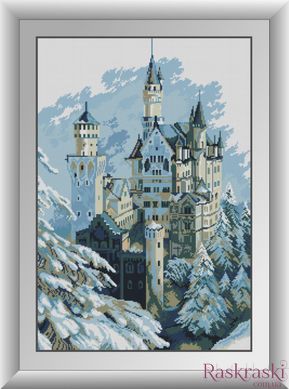 Картина алмазная вышивка Зимний замок (полная зашивка, квадратные камни) Dream Art (DA-30129, Без подрамника) фото интернет-магазина Raskraski.com.ua