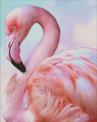 Алмазная вышивка Розовый фламинго ©Ira Volkova Идейка (AMO7470, На подрамнике) фото интернет-магазина Raskraski.com.ua