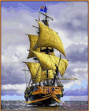 Картина по номерам Пиратский корабль (NB888R) Babylon фото интернет-магазина Raskraski.com.ua