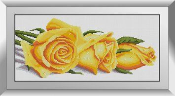 Алмазная живопись Розы Dream Art (DA-31069, Без подрамника) 23 x 50 см фото интернет-магазина Raskraski.com.ua