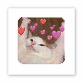3D-стикер Cat love