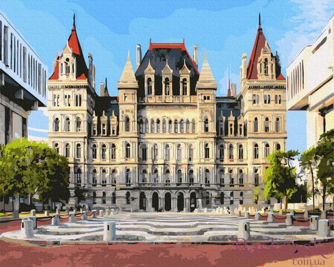 Картина по номерам Капитолий штата Нью-Йорк (BK-GX23749) (Без коробки)