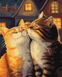 Живопис по номерам Закохані котики ©art_selena_ua (KH6526) Ідейка — фото комплектації набору