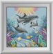 Картина алмазна вишивка Сімейство дельфінів Dream Art (DA-30659) — фото комплектації набору