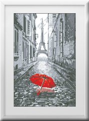 Набор алмазная мозаика Дождь в париже (полная зашивка, квадратные камни) Dream Art (DA-30130, Без подрамника) фото интернет-магазина Raskraski.com.ua