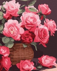 Живопись по номерам Красочные розы ©art_selena_ua (KHO3250) Идейка (Без коробки)