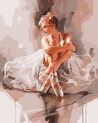 Картина за номерами Балерина в хмаринці ніжності (BSM-B52894) фото інтернет-магазину Raskraski.com.ua