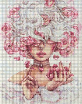 Алмазная вышивка Загадочно &copy;lesya_nedzelska_art Идейка (AMO7263, На подрамнике) 40 х 50 см фото интернет-магазина Raskraski.com.ua