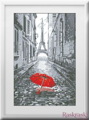 Набор алмазная мозаика Дождь в париже (полная зашивка, квадратные камни) Dream Art (DA-30130, Без подрамника) фото интернет-магазина Raskraski.com.ua