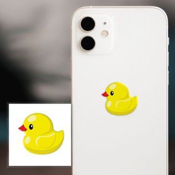 3D стикер Уточка