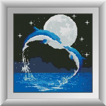 Мозаїка алмазна Ніч кохання Dream Art (DA-30870) 40 x 40 см фото інтернет-магазину Raskraski.com.ua