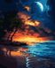 Раскраски по номерам Пляж на закате (NIK-N643) — фото комплектации набора