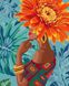 Картина за номерами Дівчина - тропічна квітка (BS40015) (Без коробки)