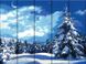 Розмальовка по номерах на дереві Зима (ASW225) ArtStory — фото комплектації набору