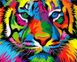 Картина по номерам Радужный тигр (VP987) Babylon — фото комплектации набора