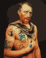 Картина раскраска Ван Гог современности (BK-GX32090) (Без коробки)