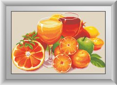Набор алмазная мозаика Апельсиновый натюрморт (квадратные камни, полная зашивка) Dream Art (DA-30531, Без подрамника) фото интернет-магазина Raskraski.com.ua