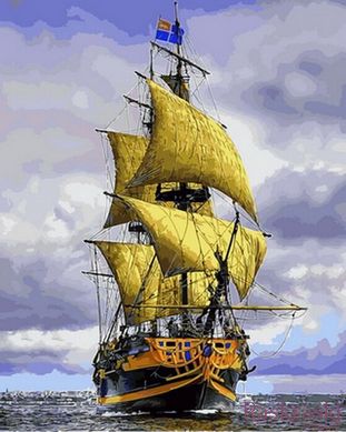 Картина за номерами Піратський корабель (VP888) Babylon фото інтернет-магазину Raskraski.com.ua