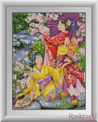 Картина з мозаїки Японки Dream Art (DA-31021) фото інтернет-магазину Raskraski.com.ua
