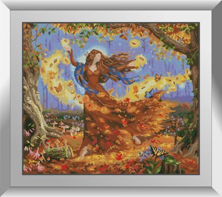 Алмазна картина Танець осені Dream Art (DA-31371) 48 x 56 см фото інтернет-магазину Raskraski.com.ua