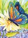 Алмазна техніка Метелик на квітці ТМ Алмазная мозаика (DM-035) — фото комплектації набору