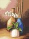 Картина из страз Белая орхидея ТМ Алмазная мозаика (DM-310, Без подрамника) — фото комплектации набора