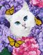 Картина по номерам Белый котик ©Kira Corporal (KH6537) Идейка — фото комплектации набора