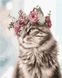 Алмазная картина Кошка в веночке (BGZS1145) НикиТошка — фото комплектации набора