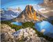 Картина по номерам Озеро у подножья горы (BRM21610) — фото комплектации набора