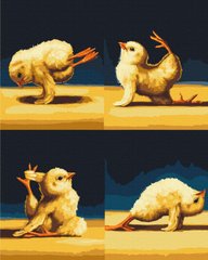 Рисование по номерам Цыплята йоги 1©Lucia Heffernan (BS53571) (Без коробки)