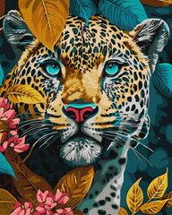 Картина по номерам Опасный зверь с красками металлик extra ©art_selena_ua (KHO6536) Идейка (Без коробки)