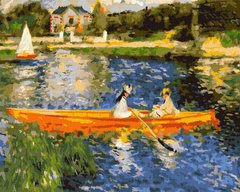 Картина по номерам Катание на лодке по Сене ©Pierre-Auguste Renoir (KHO2577) Идейка (Без коробки)