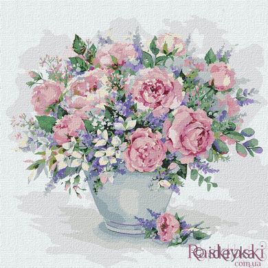 Картина раскраска Волшебный аромат роз (KHO2976) Идейка (Без коробки)