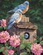 Картина з страз Пташиний будинок в півонії ТМ Алмазная мозаика (DMF-117) — фото комплектації набору