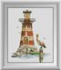 Алмазна мозаїка Маяк на узбережжі Dream Art (DA-30872) — фото комплектації набору