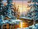 Картина за номерами на дереві Зима (ASW104) ArtStory — фото комплектації набору