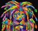 Картина по номерам Радужный лев с дредами (горизонтальная) (VP989H) Babylon — фото комплектации набора
